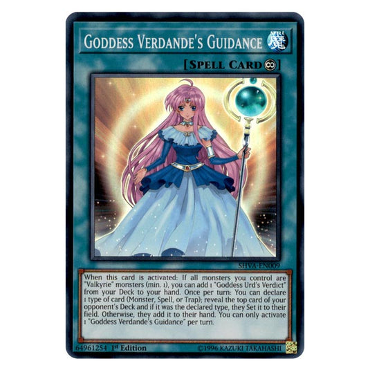Yu-Gi-Oh! - Shadows in Valhalla - Goddess Verdande&#039;s Guidance (Super Rare) SHVA-EN009