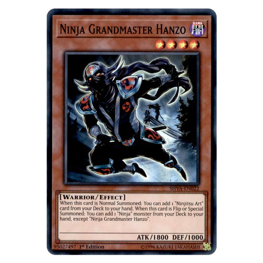 Yu-Gi-Oh! - Shadows in Valhalla - Ninja Grandmaster Hanzo (Super Rare) SHVA-EN022