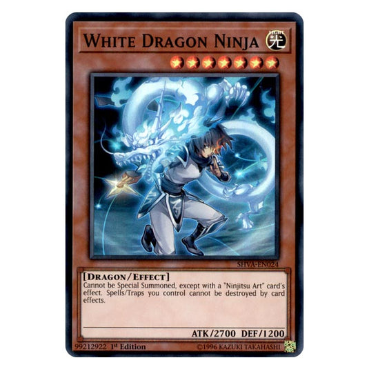 Yu-Gi-Oh! - Shadows in Valhalla - White Dragon Ninja (Super Rare) SHVA-EN024