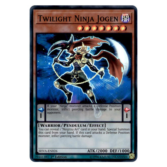 Yu-Gi-Oh! - Shadows in Valhalla - Twilight Ninja Jogen (Super Rare) SHVA-EN026