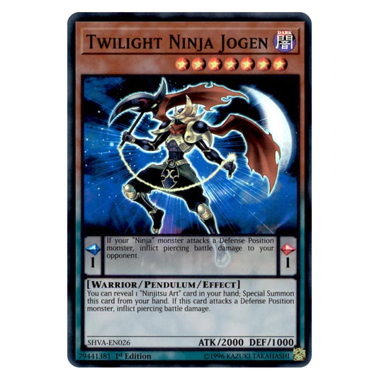 Yu-Gi-Oh! - Shadows in Valhalla - Twilight Ninja Jogen (Super Rare) SH Yu-Gi-Oh! - Shadows in Valhalla - Twilight Ninja Jogen (Super Rare) SH