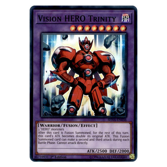 Yu-Gi-Oh! - Shadows in Valhalla - Vision HERO Trinity (Super Rare) SHVA-EN036
