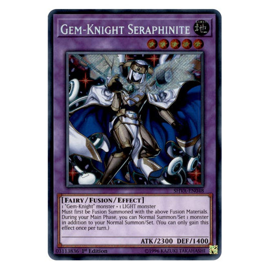 Yu-Gi-Oh! - Shadows in Valhalla - Gem-Knight Seraphinite (Secret Rare) SHVA-EN048