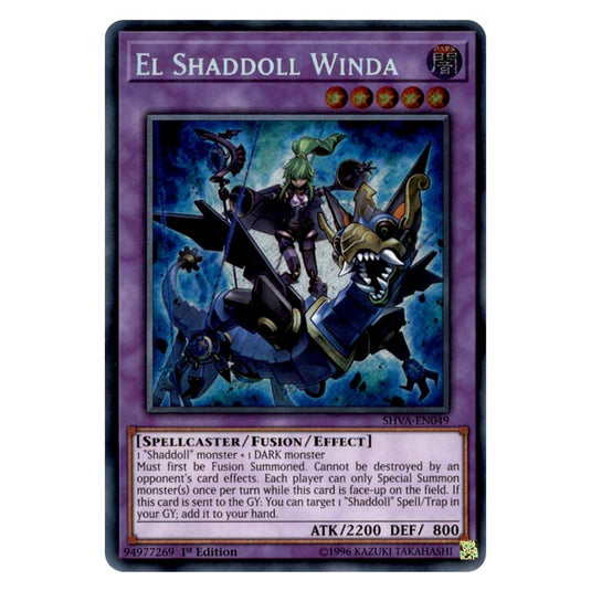 Yu-Gi-Oh! - Shadows in Valhalla - El Shaddoll Winda (Secret Rare) SHVA-EN049