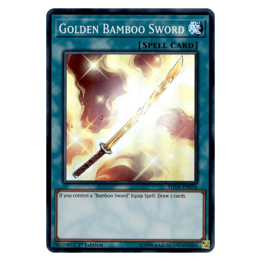 Yu-Gi-Oh! - Shadows in Valhalla - Golden Bamboo Sword (Super Rare) SHV Yu-Gi-Oh! - Shadows in Valhalla - Golden Bamboo Sword (Super Rare) SHV