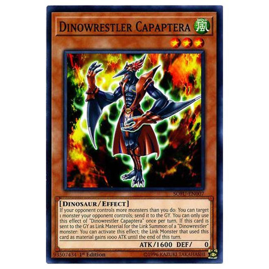 Yu-Gi-Oh! - Soul Fusion - Dinowrestler Capaptera (Common) SOFU-007