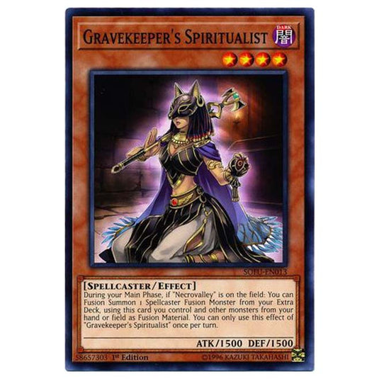 Yu-Gi-Oh! - Soul Fusion - Gravekeeper&#039;s Spiritualist (Common) SOFU-013