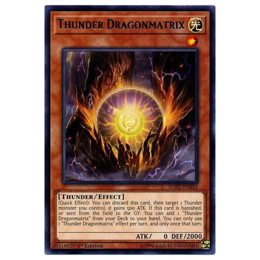Yu-Gi-Oh! - Soul Fusion - Thunder Dragonmatrix (Rare) SOFU-018