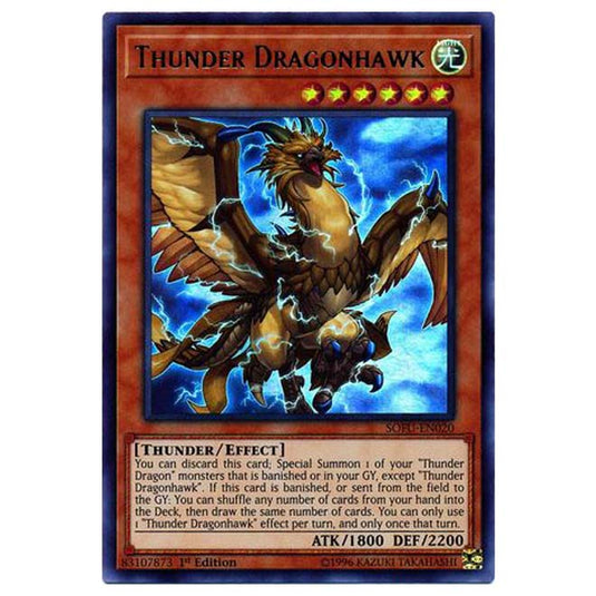 Yu-Gi-Oh! - Soul Fusion - Thunder Dragonhawk (Ultra Rare) SOFU-020