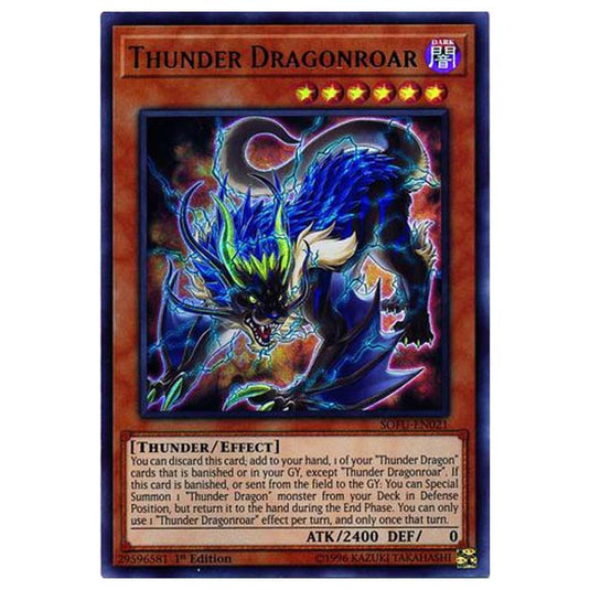 Yu-Gi-Oh! - Soul Fusion - Thunder Dragonroar (Ultra Rare) SOFU-021