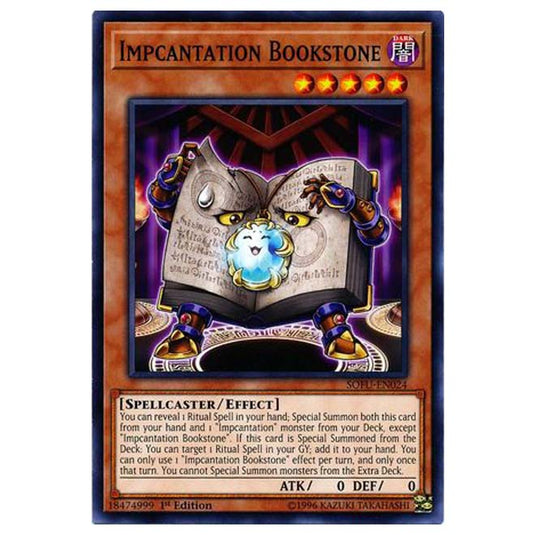 Yu-Gi-Oh! - Soul Fusion - Impcantation Bookstone (Common) SOFU-024