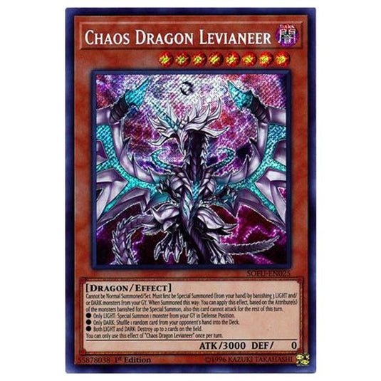 Yu-Gi-Oh! - Soul Fusion - Chaos Dragon Levianeer (Secret Rare) SOFU-025