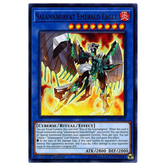 Yu-Gi-Oh! - Soul Fusion - Salamangreat Emerald Eagle (Common) SOFU-033