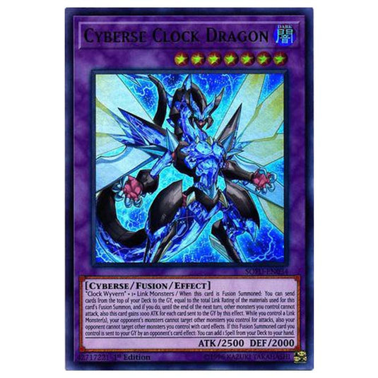 Yu-Gi-Oh! - Soul Fusion - Cyberse Clock Dragon (Ultra Rare) SOFU-034