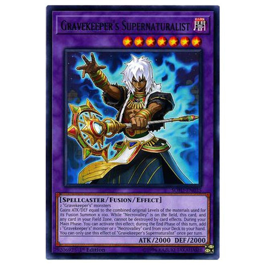 Yu-Gi-Oh! - Soul Fusion - Gravekeeper&#039;s Supernaturalist (Rare) SOFU-035