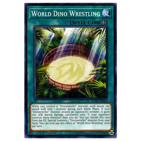 Yu-Gi-Oh! - Soul Fusion - World Dino Wrestling (Common) SOFU-054