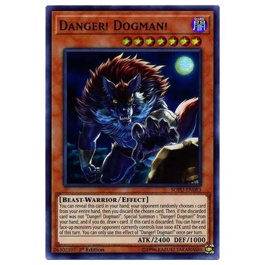 Yu-Gi-Oh! - Soul Fusion - Danger! Dogman! (Super Rare) SOFU-083