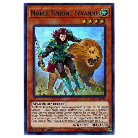 Yu-Gi-Oh! - Soul Fusion - Noble Knight Iyvanne (Super Rare) SOFU-088