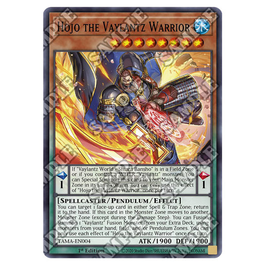 Yu-Gi-Oh! - Tactical Masters - Hojo the Vaylantz Warrior (Super Rare) TAMA-EN004