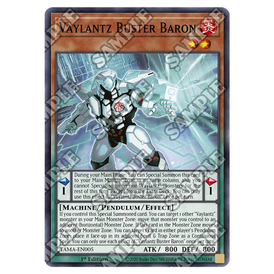 Yu-Gi-Oh! - Tactical Masters - Vaylantz Buster Baron (Super Rare) TAMA-EN005