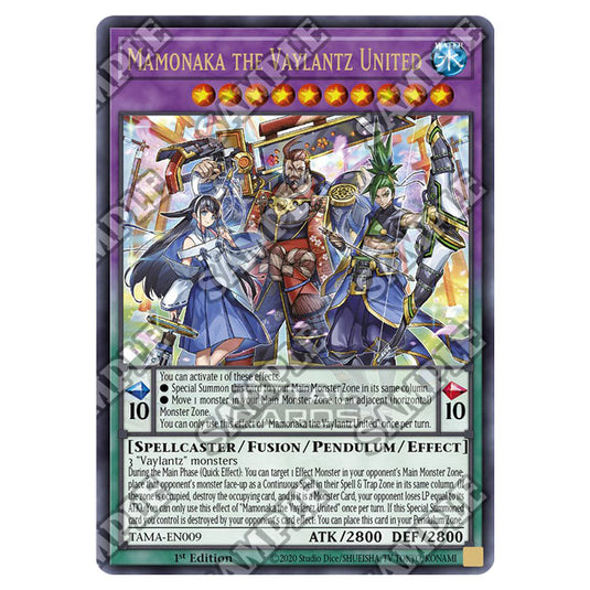 Yu-Gi-Oh! - Tactical Masters - Mamonaka the Vaylantz United (Ultra Rare) TAMA-EN009