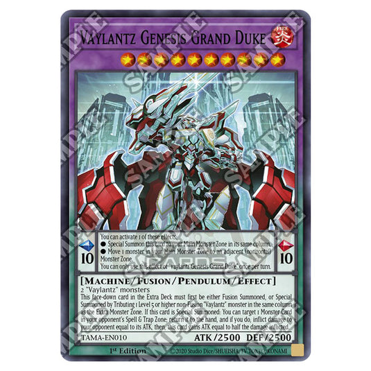 Yu-Gi-Oh! - Tactical Masters - Vaylantz Genesis Grand Duke (Super Rare) TAMA-EN010