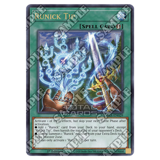Yu-Gi-Oh! - Tactical Masters - Runick Tip (Collector's Rare) TAMA-EN02 Yu-Gi-Oh! - Tactical Masters - Runick Tip (Collector's Rare) TAMA-EN02