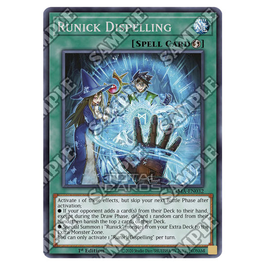 Yu-Gi-Oh! - Tactical Masters - Runick Dispelling (Rare) TAMA-EN032