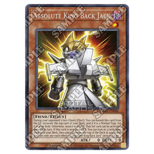 Yu-Gi-Oh! - Tactical Masters - Absolute King Back Jack (Rare) TAMA-EN048