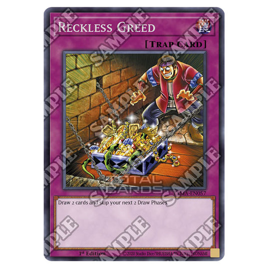 Yu-Gi-Oh! - Tactical Masters - Reckless Greed (Rare) TAMA-EN057