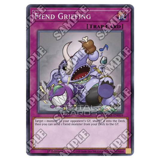 Yu-Gi-Oh! - Tactical Masters - Fiend Griefing (Rare) TAMA-EN059