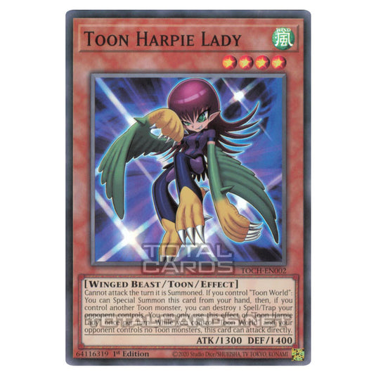 Yu-Gi-Oh! - Toon Chaos - Toon Harpie Lady (Super Rare) TOCH-EN002