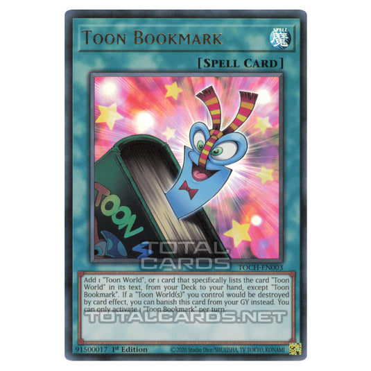 Yu-Gi-Oh! - Toon Chaos - Toon Bookmark (Ultra Rare) TOCH-EN003