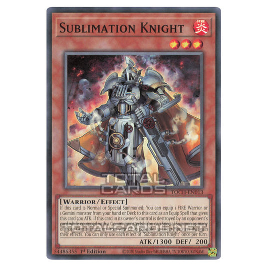 Yu-Gi-Oh! - Toon Chaos - Sublimation Knight (Super Rare) TOCH-EN013