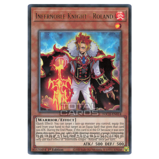 Yu-Gi-Oh! - Toon Chaos - Infernoble Knight - Roland (Ultra Rare) TOCH-EN014