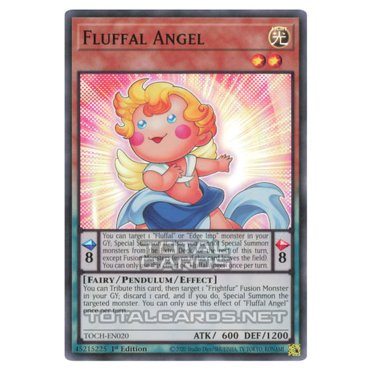Yu-Gi-Oh! - Toon Chaos - Fluffal Angel (Super Rare) TOCH-EN020 Yu-Gi-Oh! - Toon Chaos - Fluffal Angel (Super Rare) TOCH-EN020