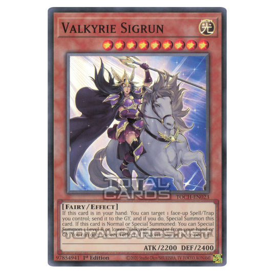 Yu-Gi-Oh! - Toon Chaos - Valkyrie Sigrun (Super Rare) TOCH-EN023