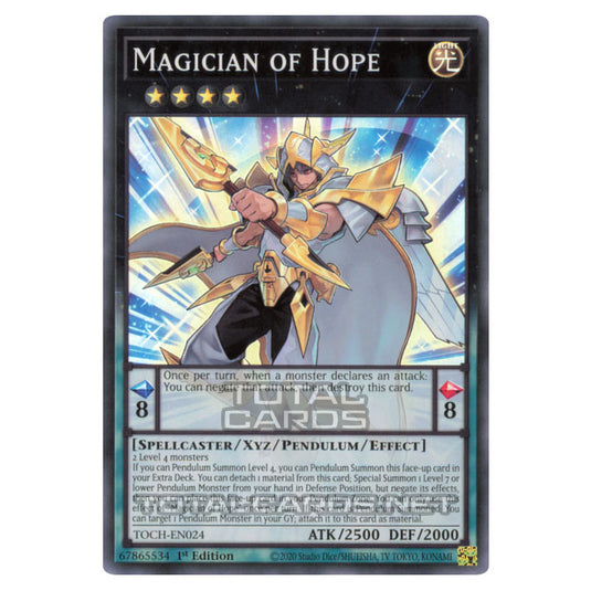 Yu-Gi-Oh! - Toon Chaos - Magician of Hope (Super Rare) TOCH-EN024