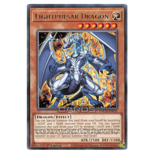 Yu-Gi-Oh! - Toon Chaos - Lightpulsar Dragon (Rare) TOCH-EN031 Yu-Gi-Oh! - Toon Chaos - Lightpulsar Dragon (Rare) TOCH-EN031