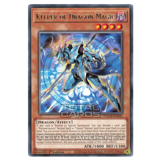 Yu-Gi-Oh! - Toon Chaos - Keeper of Dragon Magic (Rare) TOCH-EN041