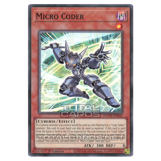 Yu-Gi-Oh! - Toon Chaos - Micro Coder (Super Rare) TOCH-EN042