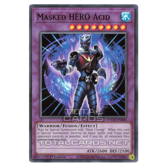 Yu-Gi-Oh! - Toon Chaos - Masked HERO Acid (Super Rare) TOCH-EN045