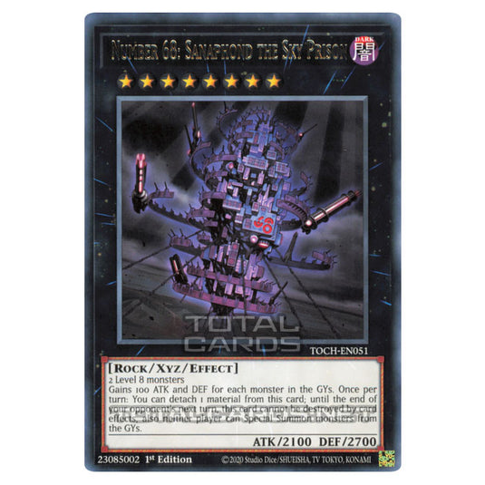 Yu-Gi-Oh! - Toon Chaos - Number 68: Sanaphond the Sky Prison (Rare) TOCH-EN051