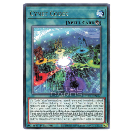 Yu-Gi-Oh! - Toon Chaos - Cynet Codec (Rare) TOCH-EN058 Yu-Gi-Oh! - Toon Chaos - Cynet Codec (Rare) TOCH-EN058