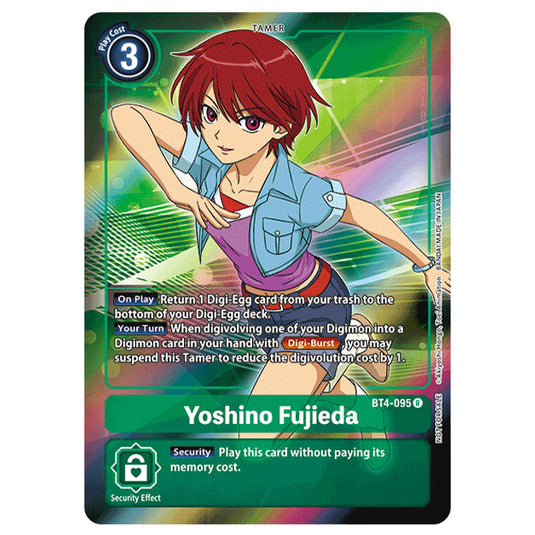 Digimon Card Game - Great Legend (BT04) - Yoshino Fujieda (Rare) - BT4-095