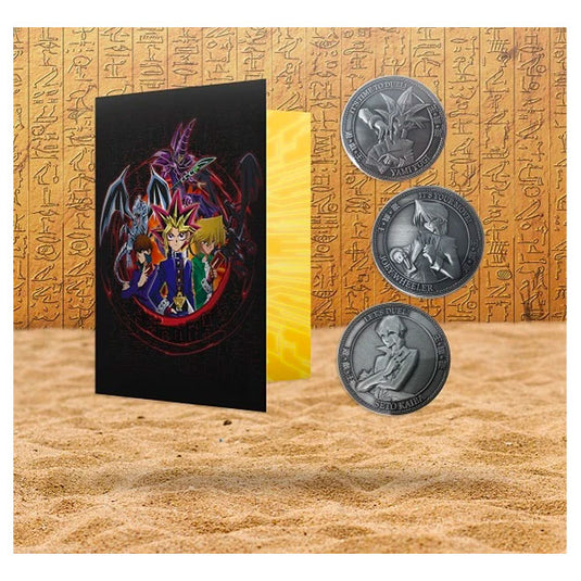 Yu-Gi-Oh! - Coin Album with 3 coins