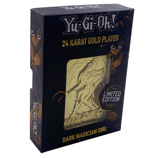 Yu-Gi-Oh! - Limited Edition Gold Metal Card - Dark Magician Girl