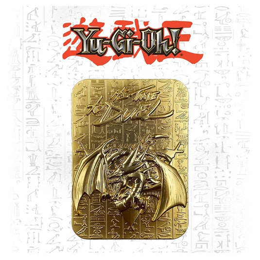Yu-Gi-Oh! Limited Edition 24K Gold Metal God Card Slifer the Sky Dragon