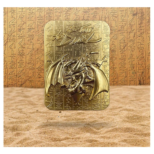 Yu-Gi-Oh! Limited Edition 24K Gold Metal God Card Slifer the Sky Dragon