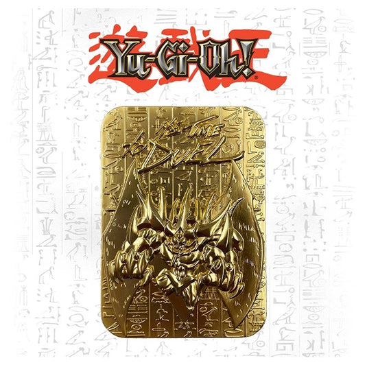 Yu-Gi-Oh! Limited Edition 24K Gold Metal God Card Obelisk the Tormentor